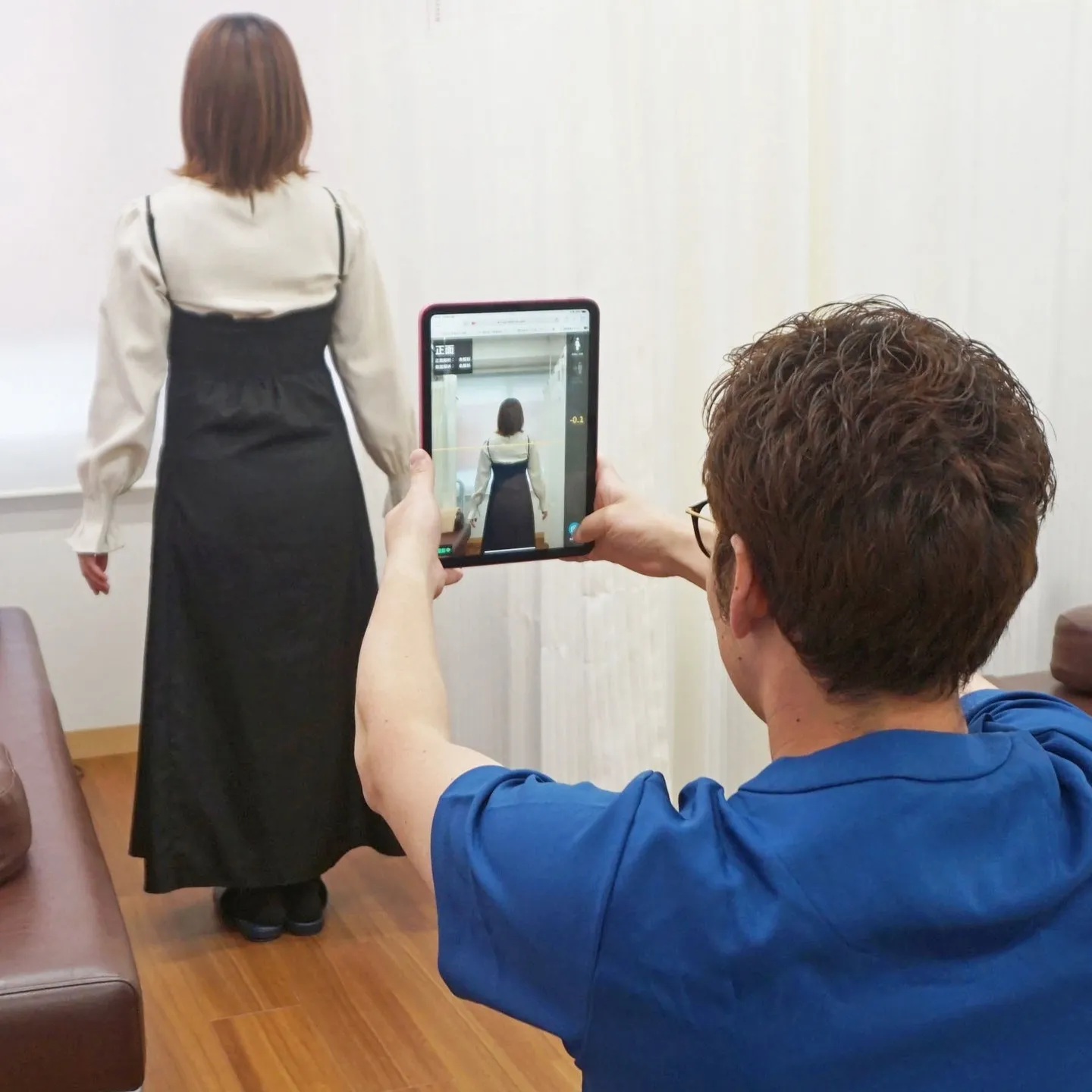 当院ではAIを使って患者さま一人一人の姿勢を判定させていただ...